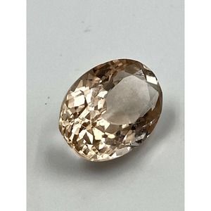 37 Ct Natural Imperial Topaz Loose Oval Shape Cut Polished Gemstone Jewelry